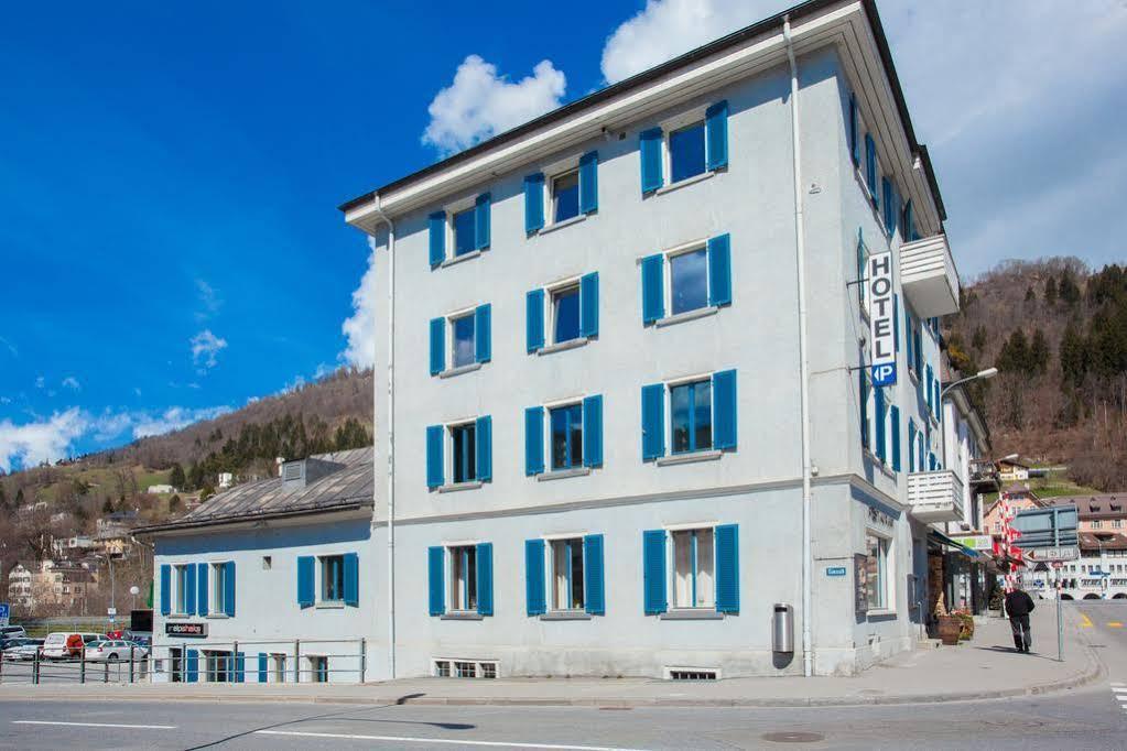 Hotel Raetia Ilanz/Glion ภายนอก รูปภาพ